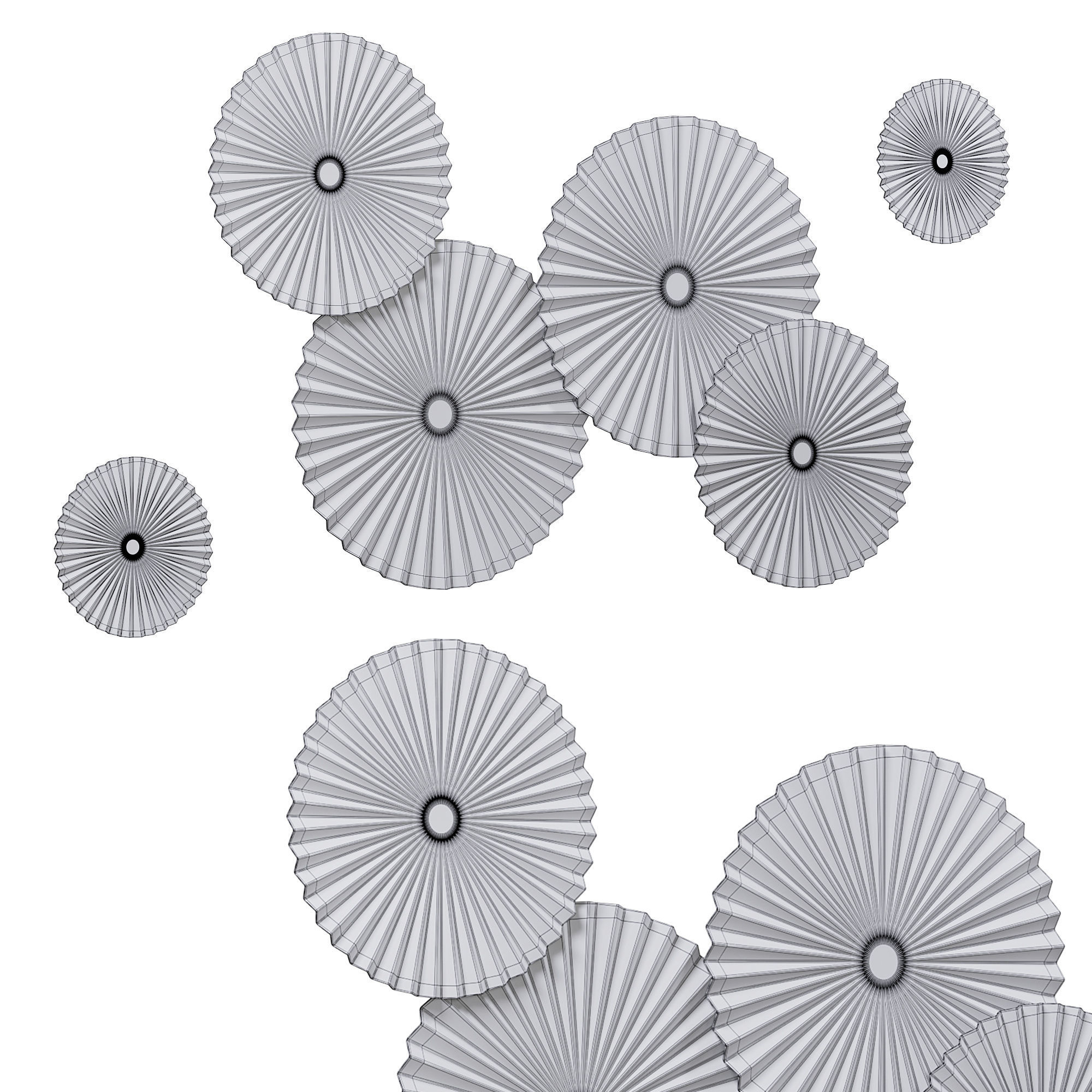 Everly quinn 6 piece sunburst 3D model_3