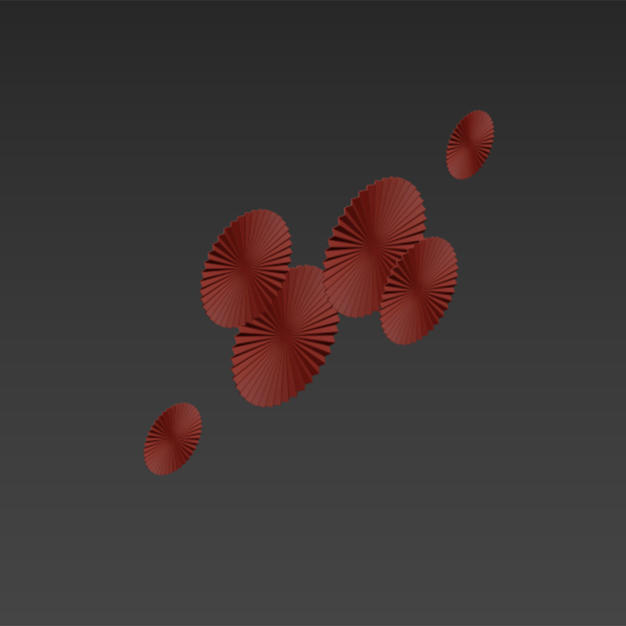 Everly quinn 6 piece sunburst 3D model_5