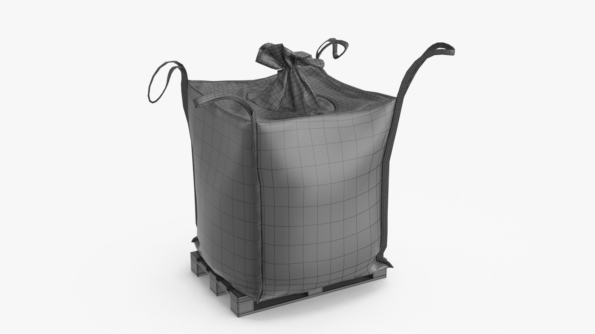 Bulk Bag v2 Low-poly 3D model_13