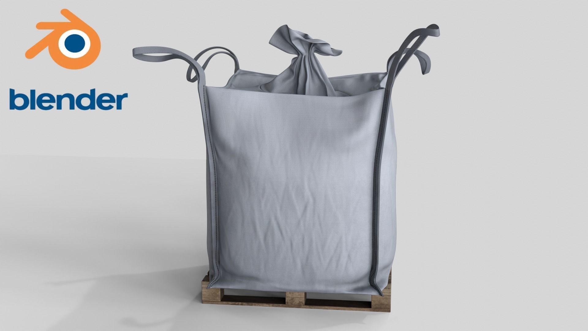 Bulk Bag v2 Low-poly 3D model_3