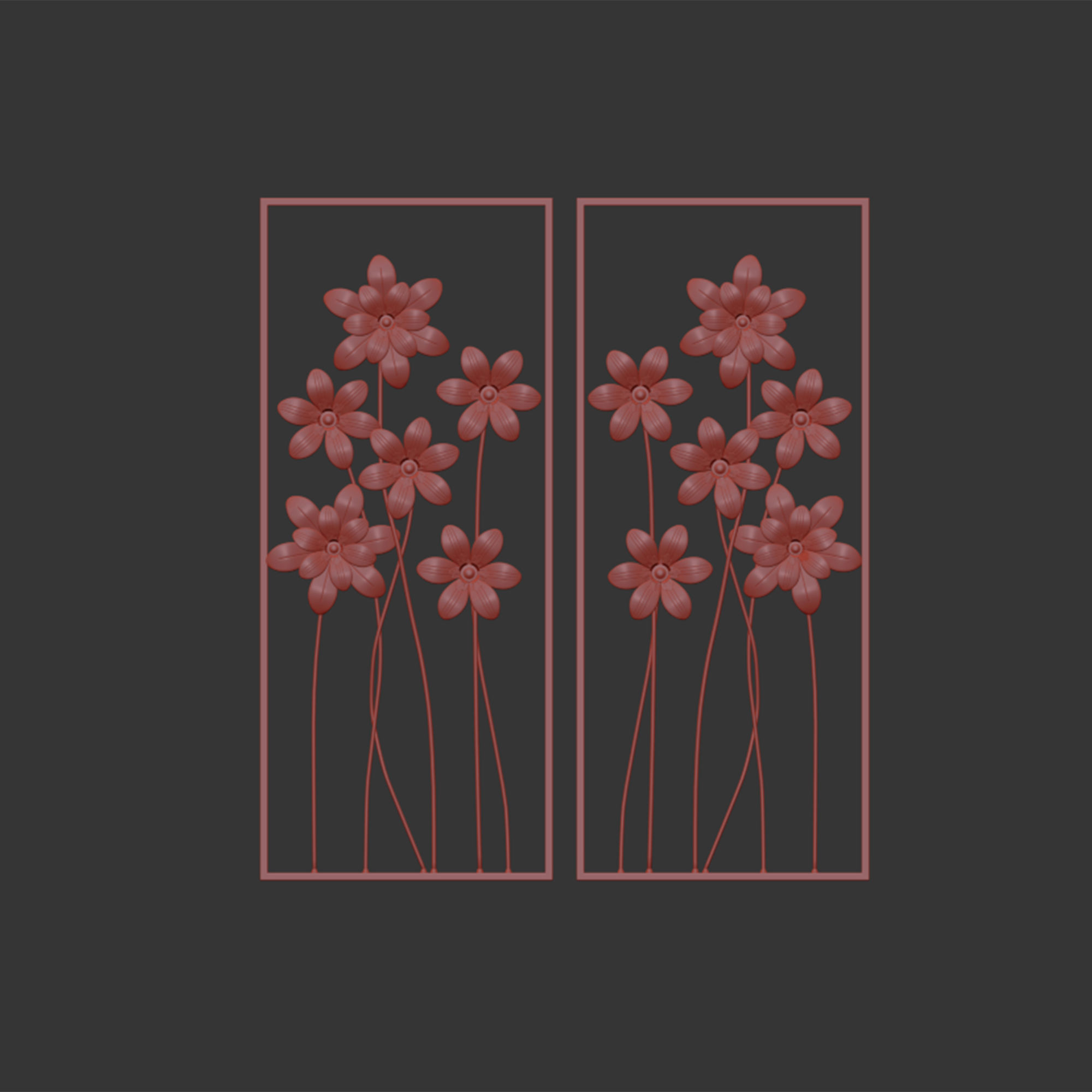 Gracie oaks wall decor 3D model_7