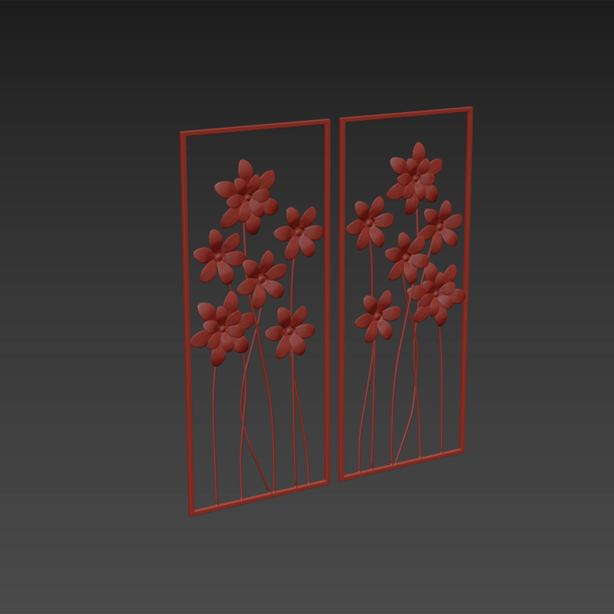 Gracie oaks wall decor 3D model_5