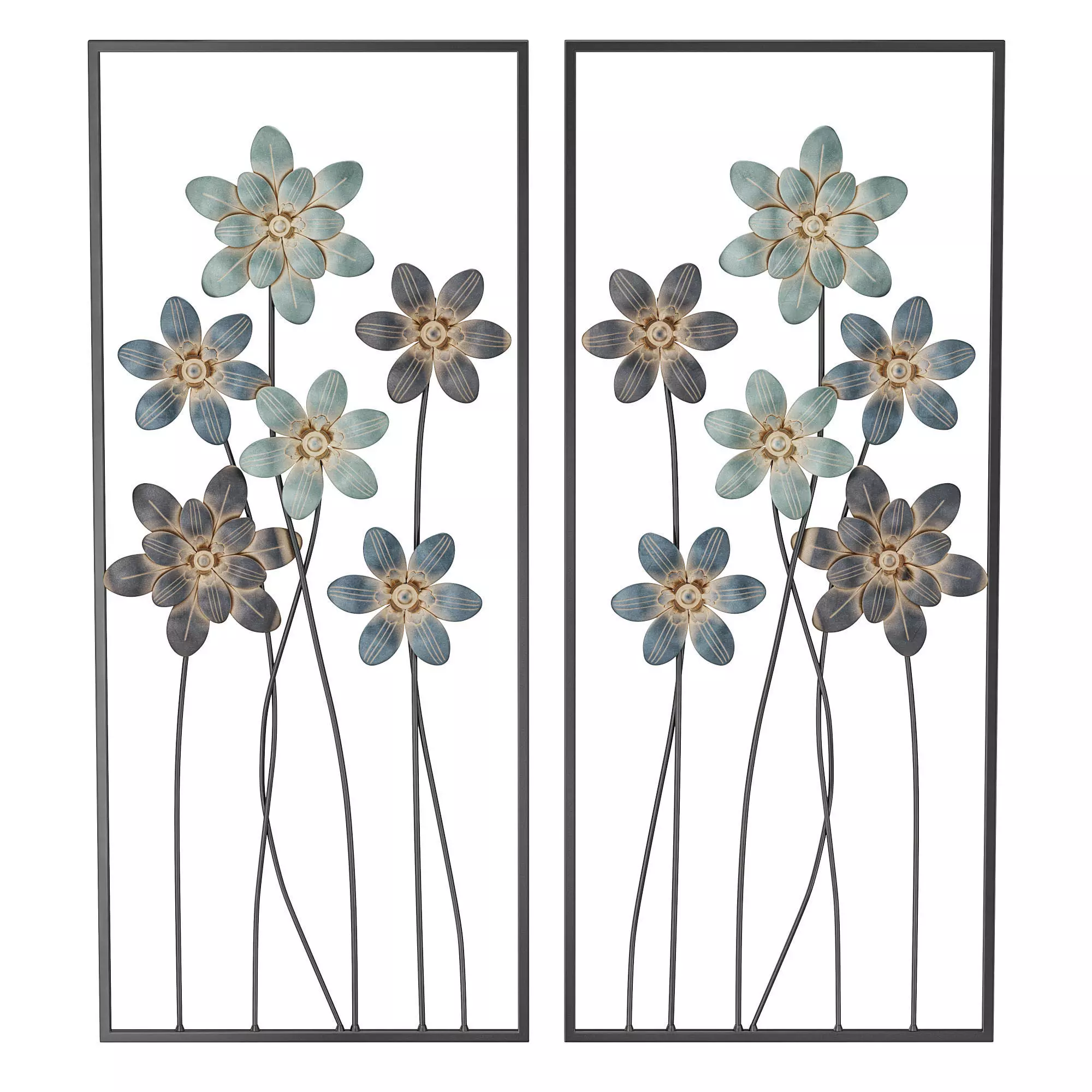 Gracie oaks wall decor 3D model_0