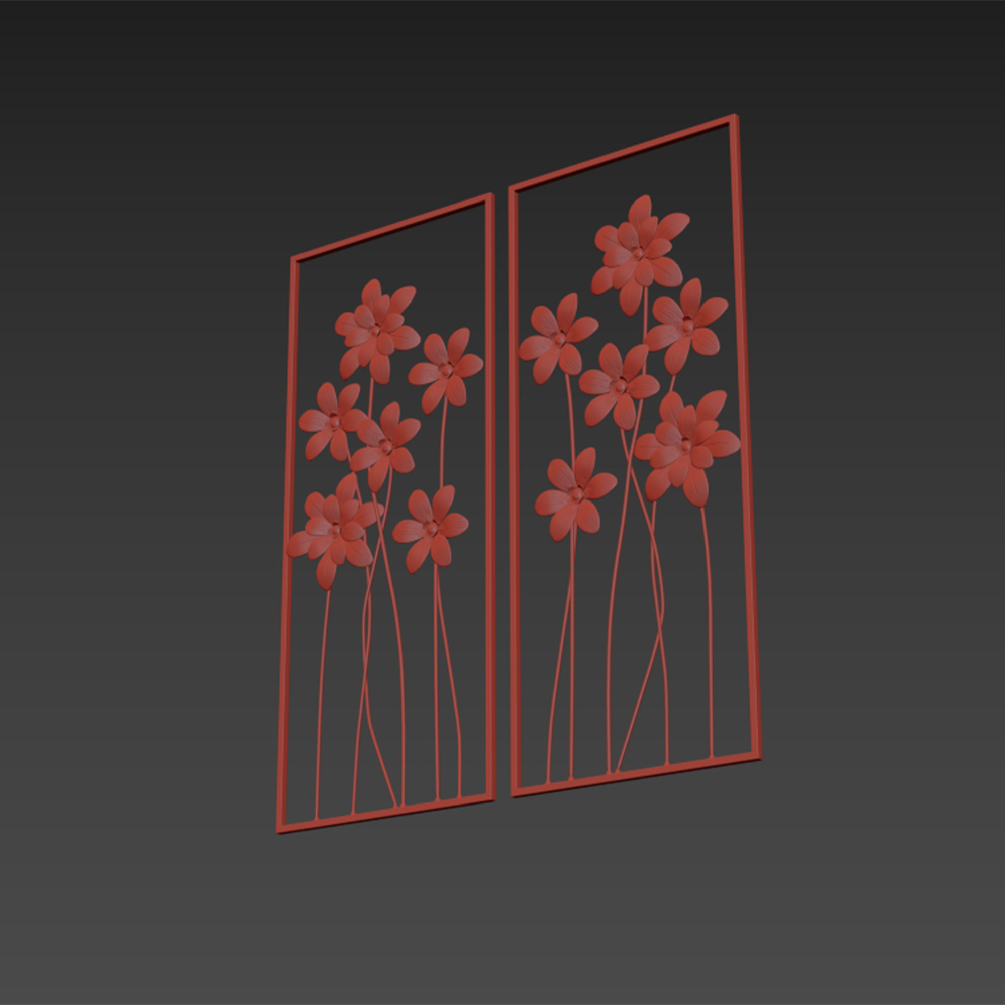 Gracie oaks wall decor 3D model_6