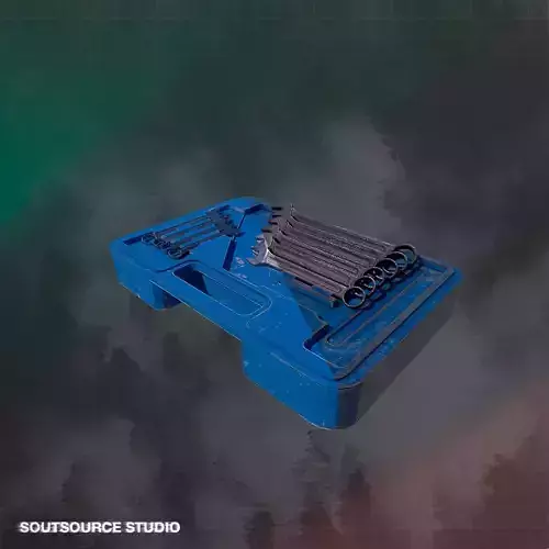 Tool-Instrumental Box LowPoly GameReady by Soutsource Studio Low-poly 3D model