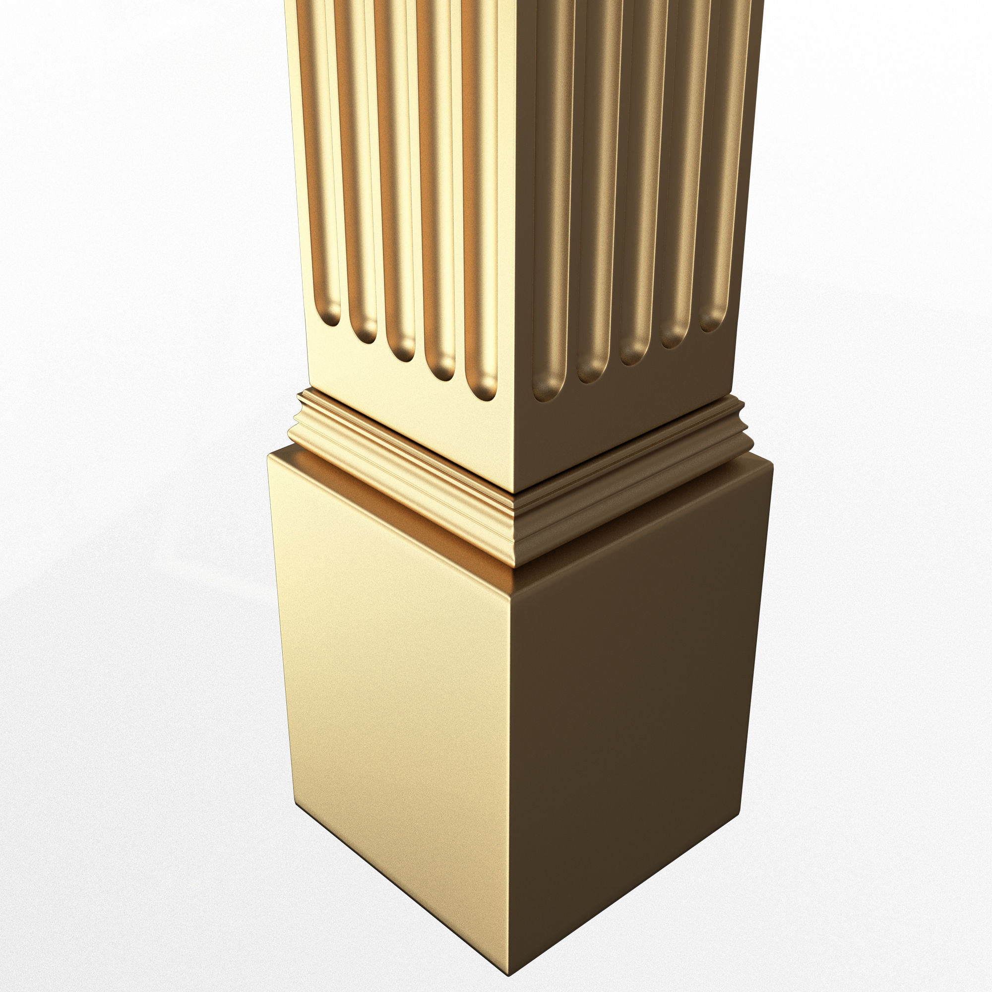 Column Capital 0702 Low-poly 3D model_2