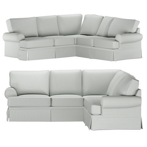 Emily Sectional Low-poly 3D model