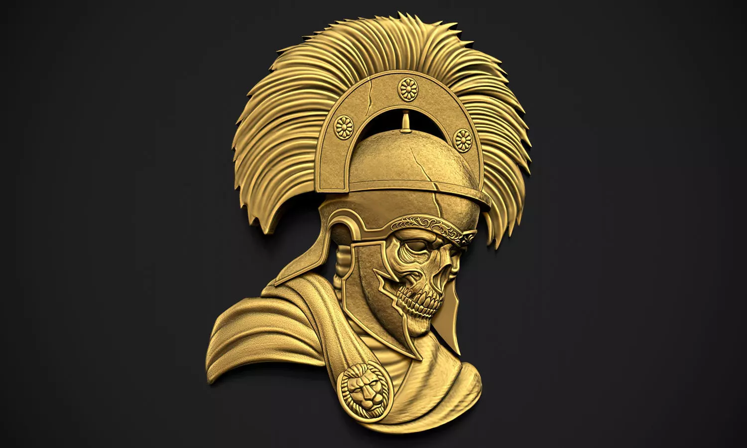 Centurion Undead Relief 3D print model_0