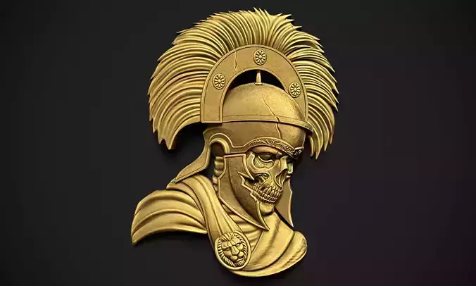 Centurion Undead Relief 3D print model