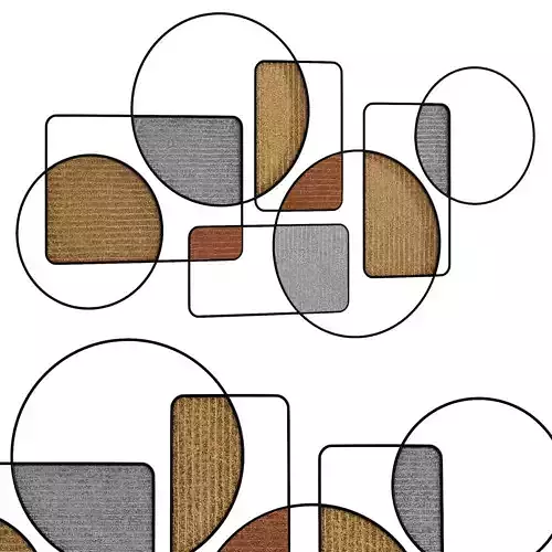 Metallic Shapes Wall Decor by Wayfair