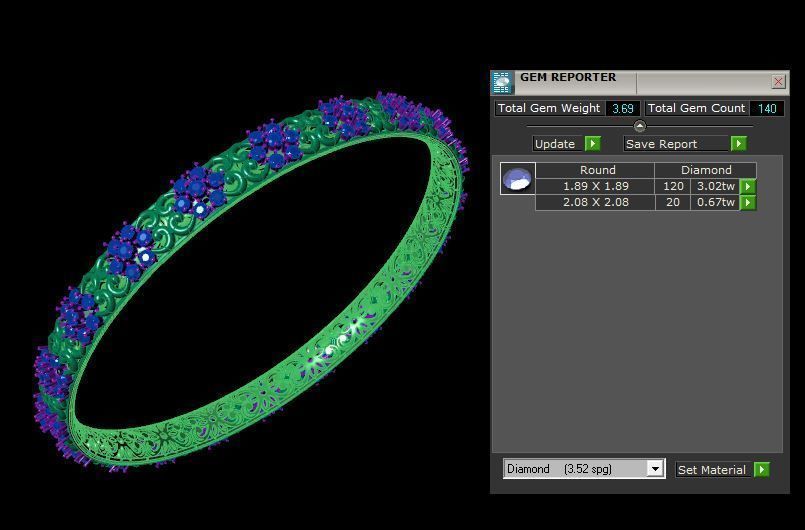 Bracelet 3D print model_4