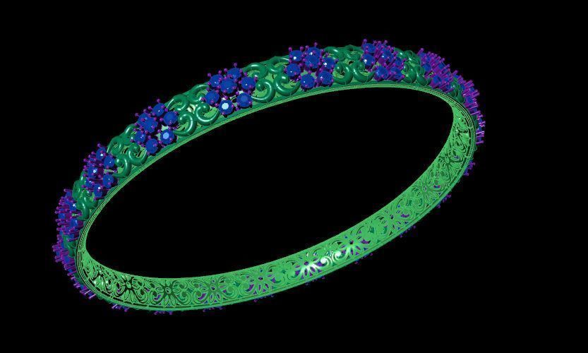 Bracelet 3D print model_2