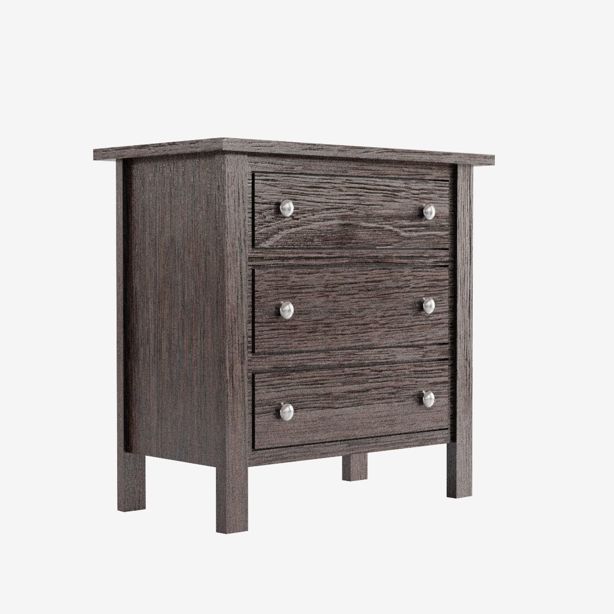 Chest of Drawers Low-poly 3D model_3