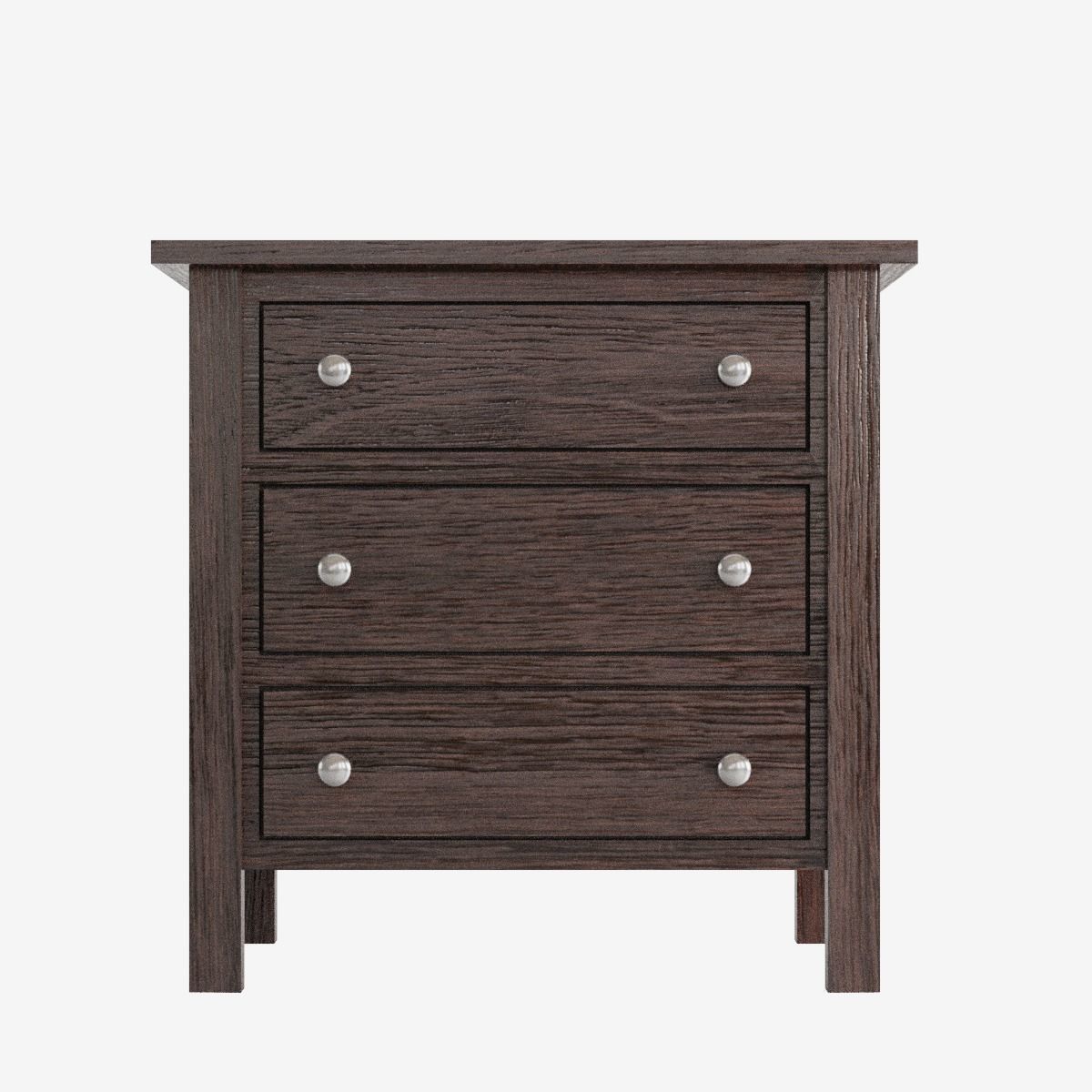 Chest of Drawers Low-poly 3D model_1