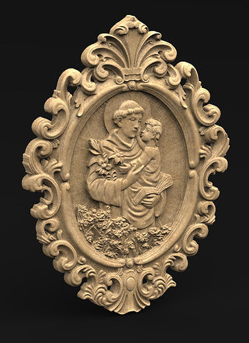 Saint Anthony 3D print model