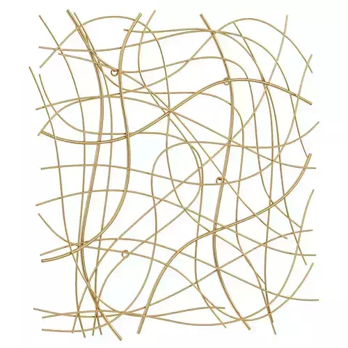 Mercury rowAbstract Square Metal Wall Decor