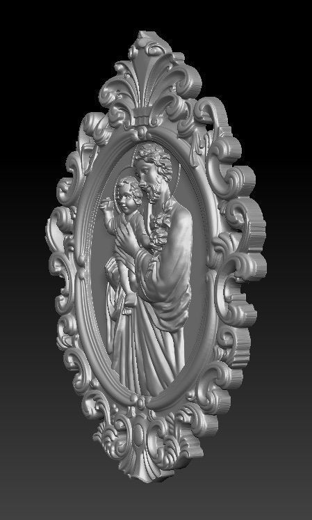Saint Joseph 3D model_3