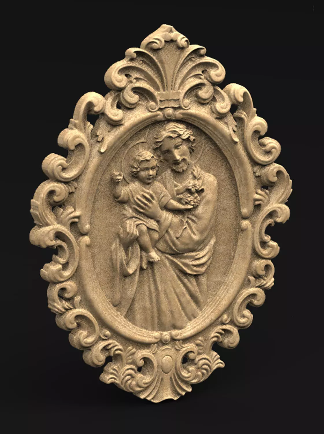 Saint Joseph 3D model_0