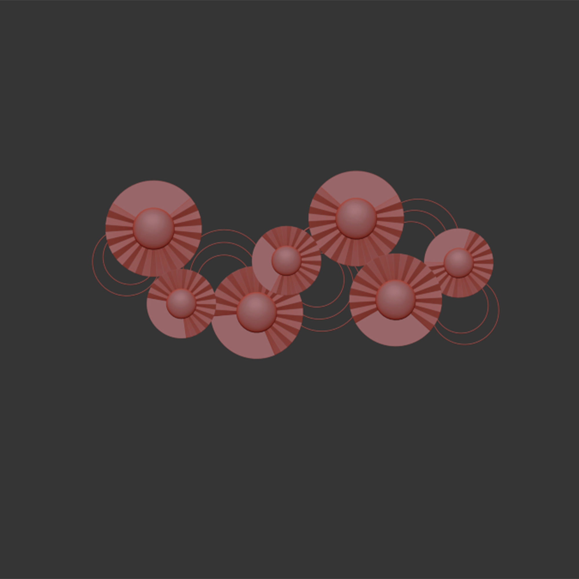 Dakota fields Wall Decor 3D model_7