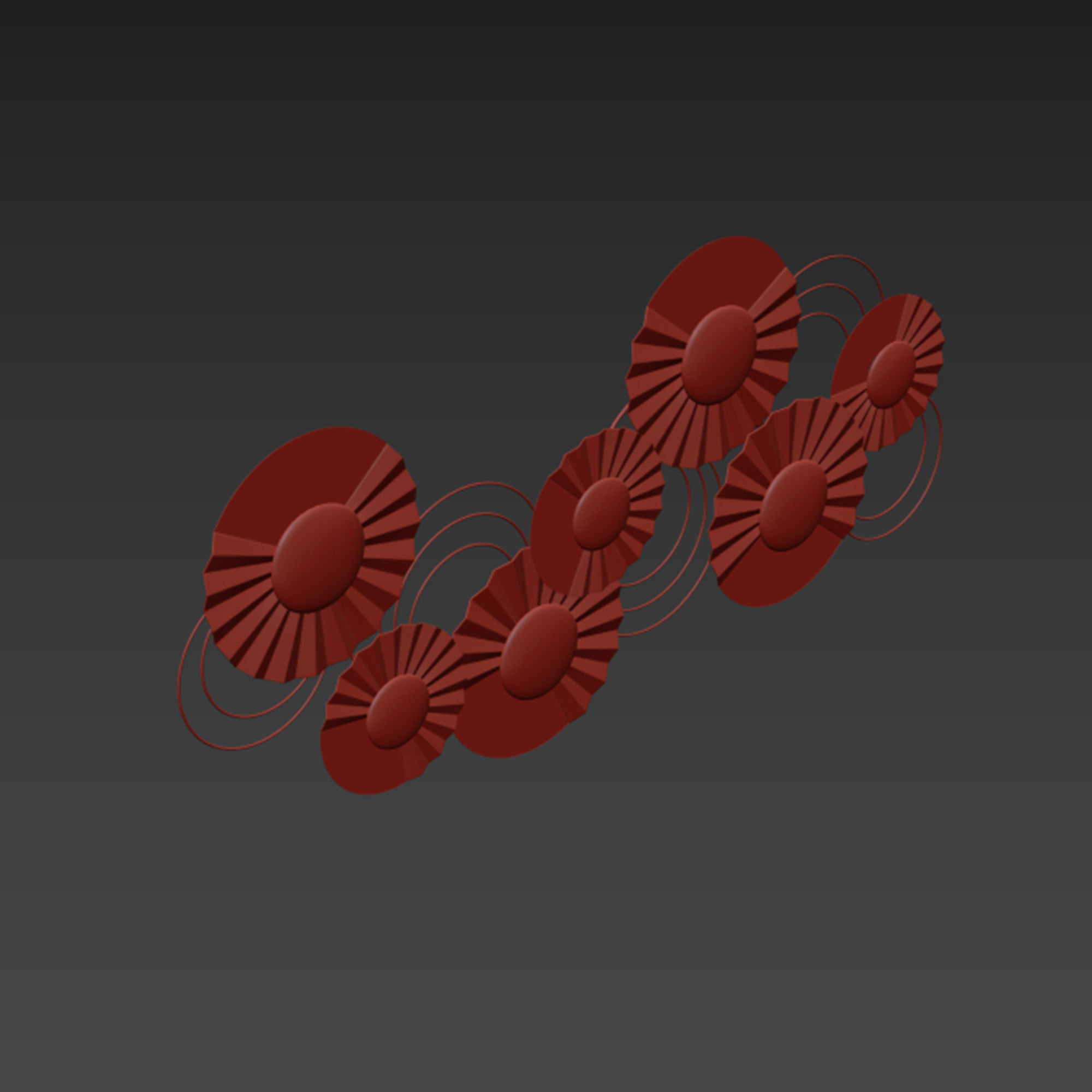 Dakota fields Wall Decor 3D model_5
