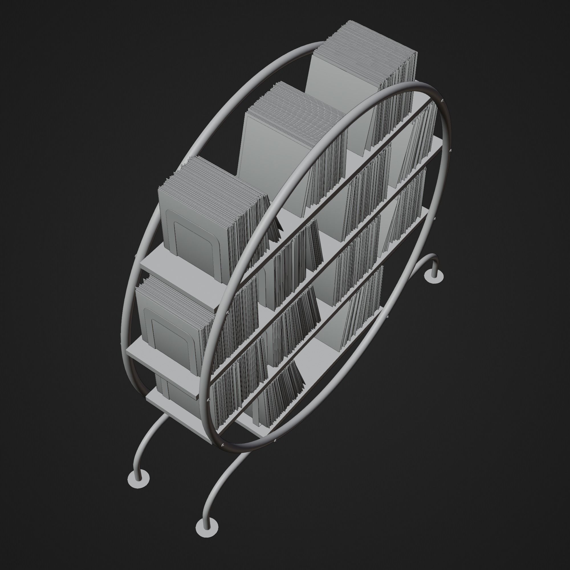 Vinyl Storage No53 3D model_17