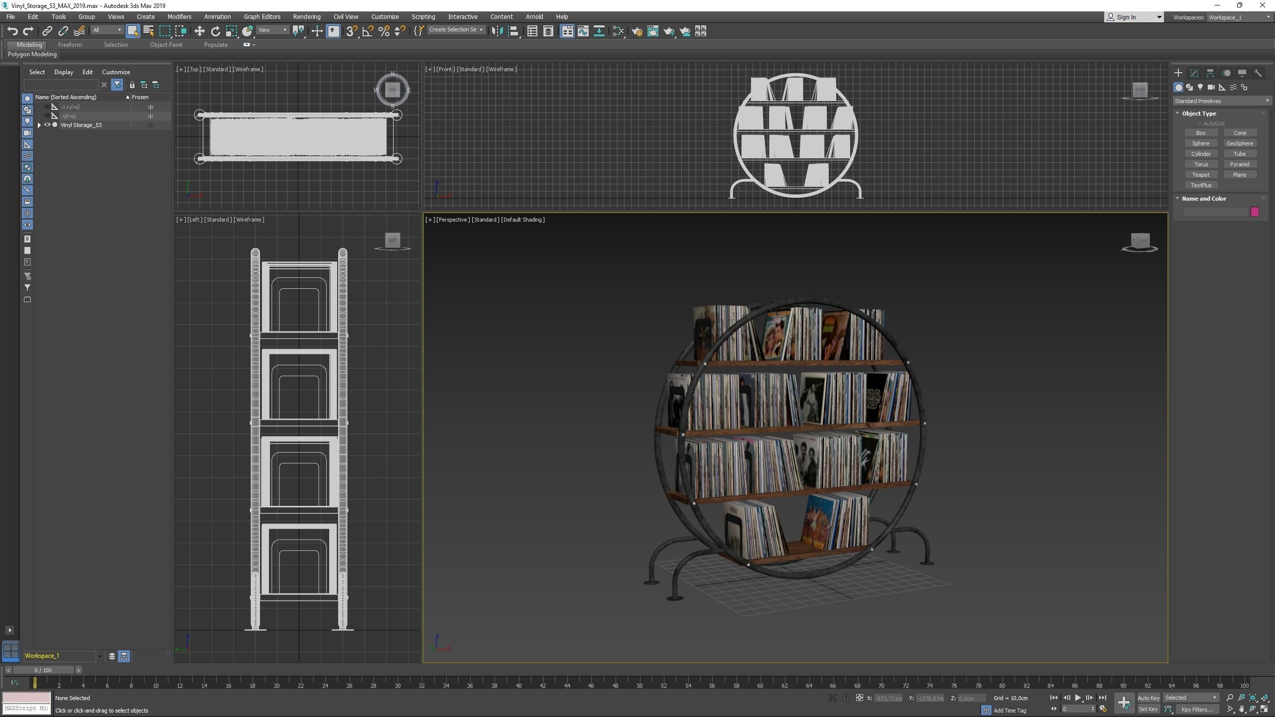 Vinyl Storage No53 3D model_13