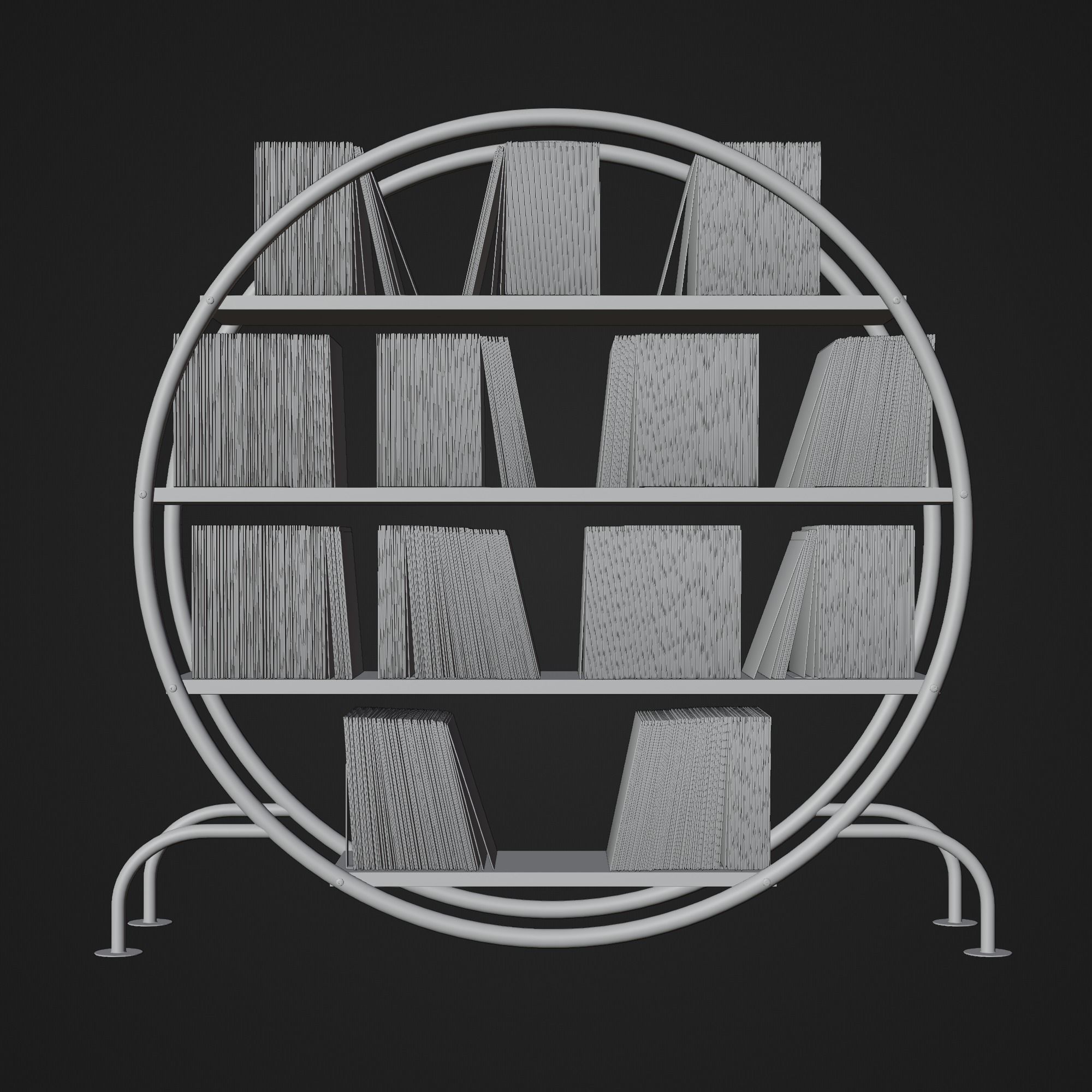 Vinyl Storage No53 3D model_16