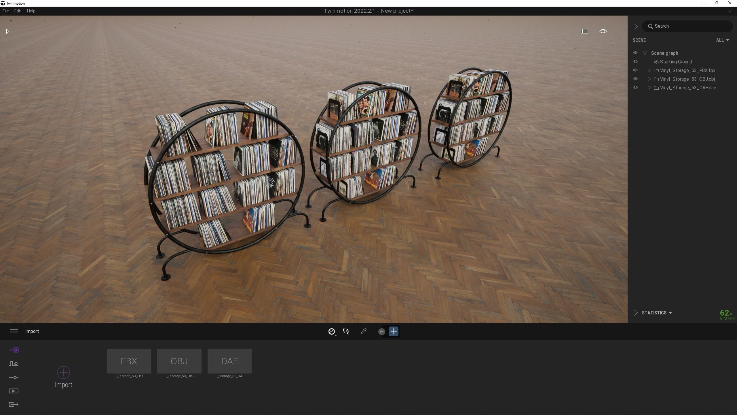 Vinyl Storage No53 3D model_14