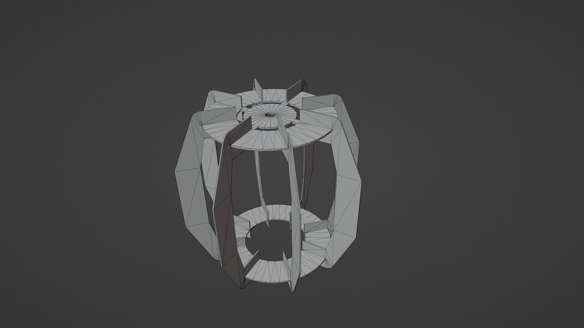 Print Ready Simple Chandelier 3D print model_6