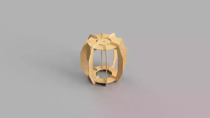 Print Ready Simple Chandelier 3D print model