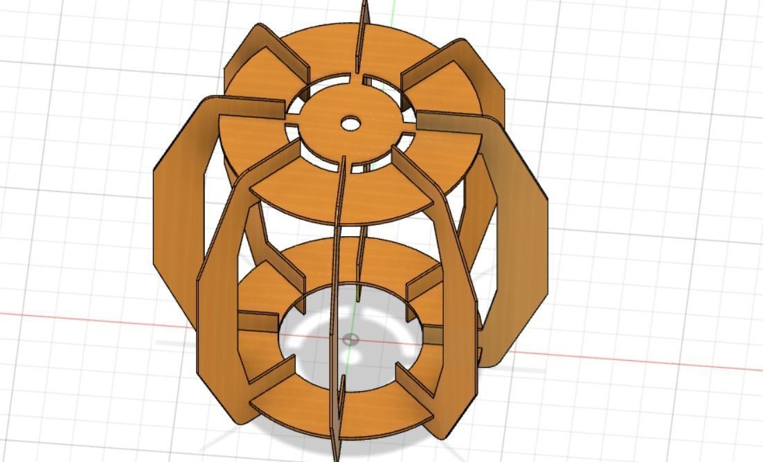 Print Ready Simple Chandelier 3D print model_9