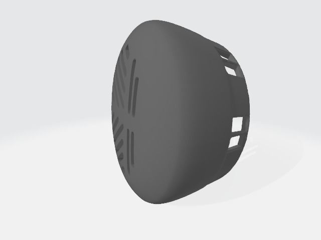 C5GB mechanical siren shell 3D print model_2