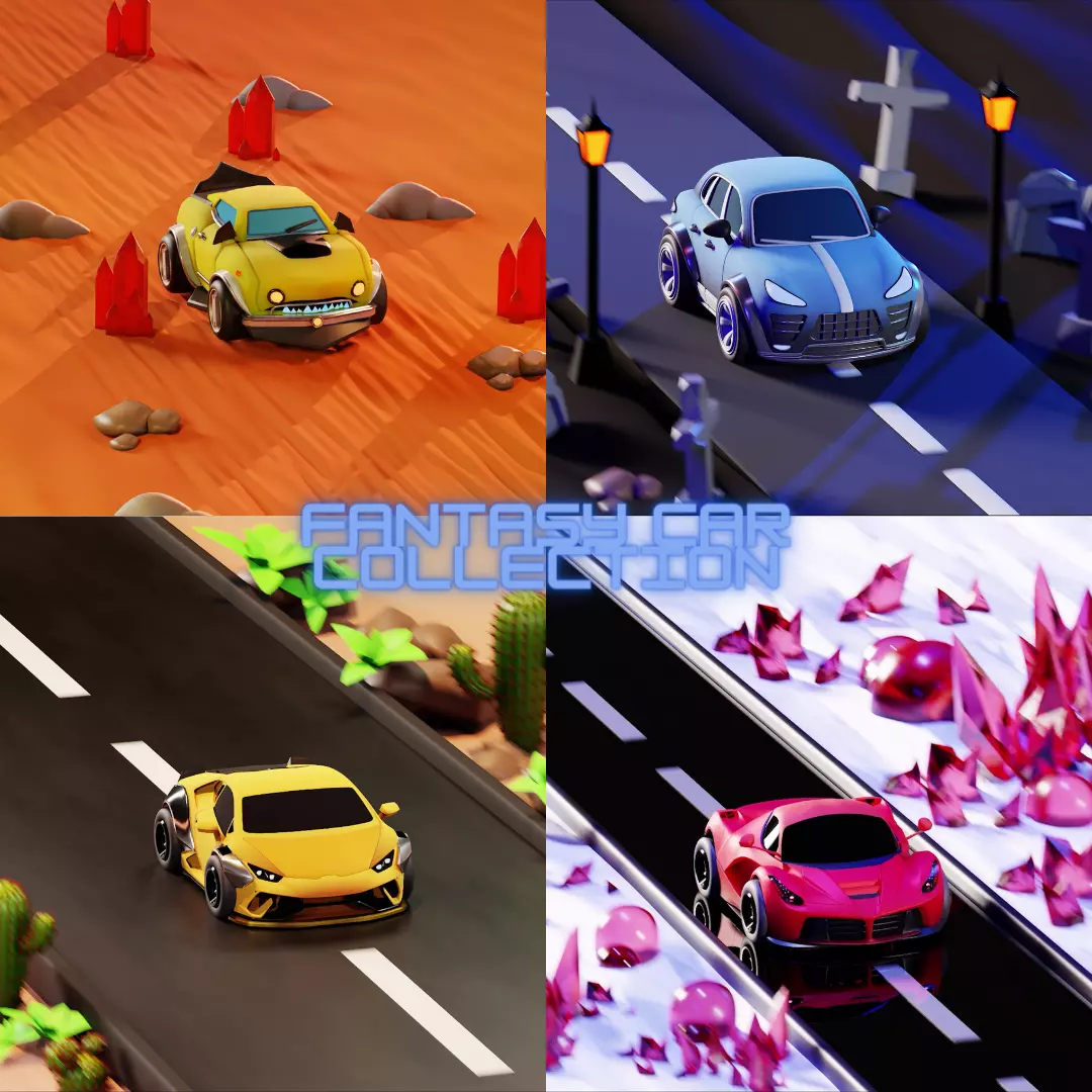 car collection cars vol 3D model_0