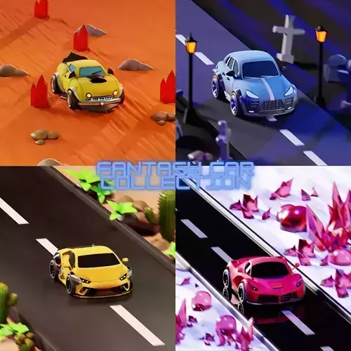 car collection cars vol 3D model