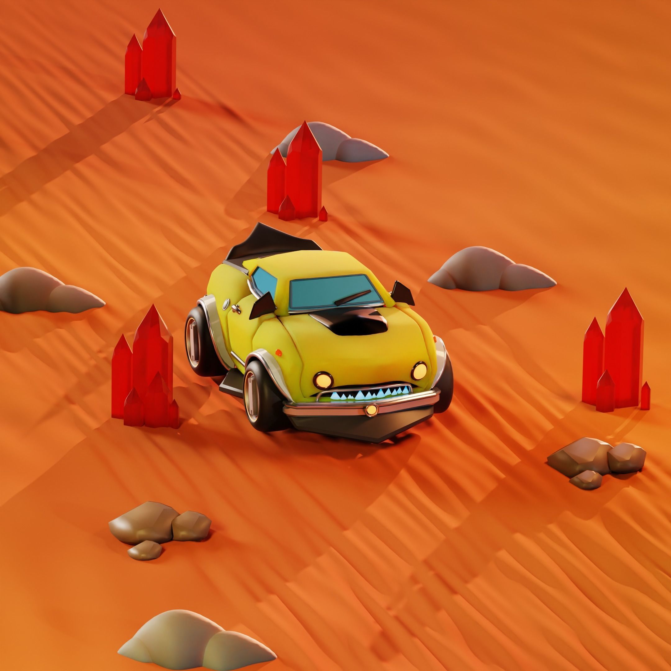 car collection cars vol 3D model_1