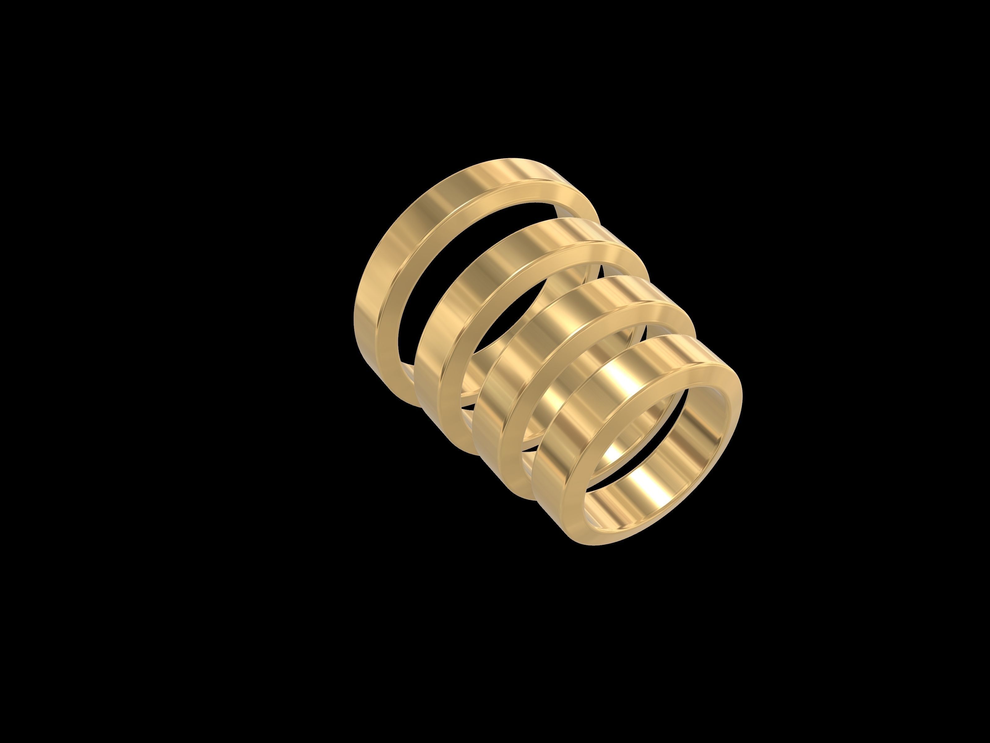 18 wedding band 9654 stl verified 3D print model_8