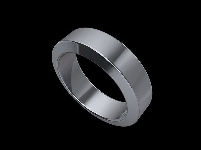 14 wedding band 9654 stl verified 3D print model