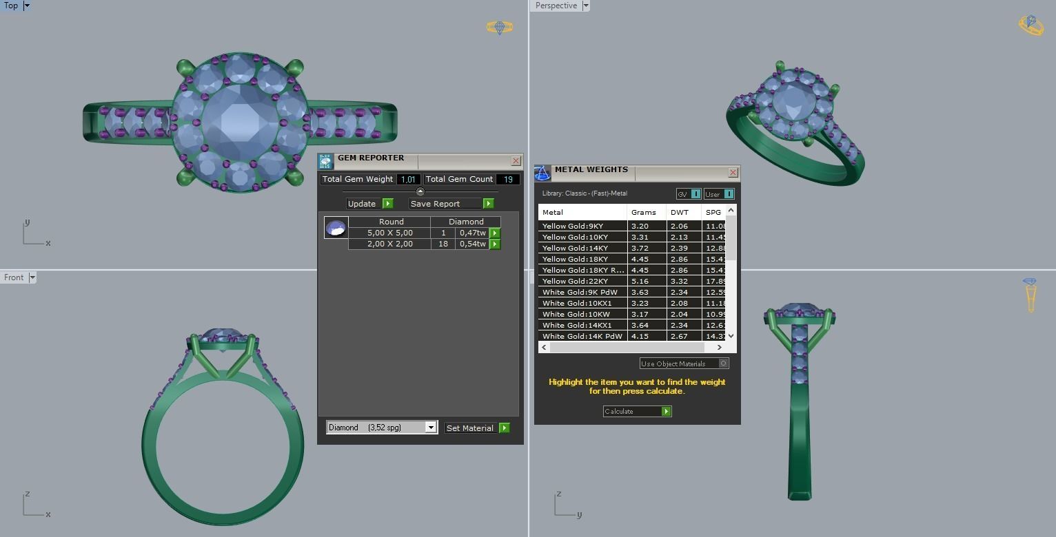 DIAMOND RING TO PRINT 3D print model_4