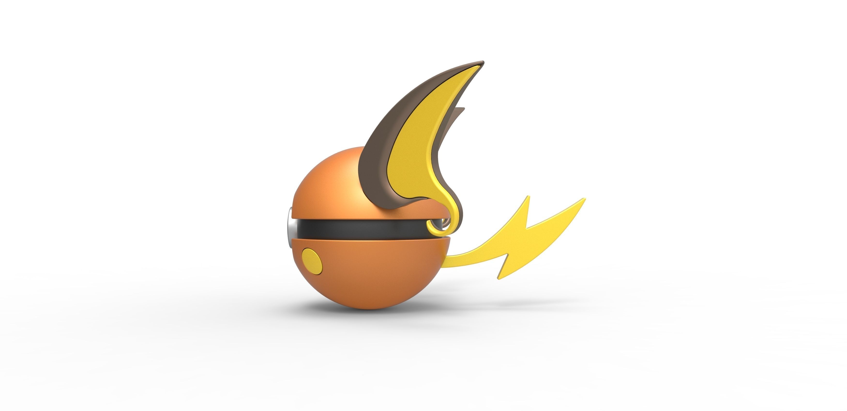Raichu orb 3D print model_6