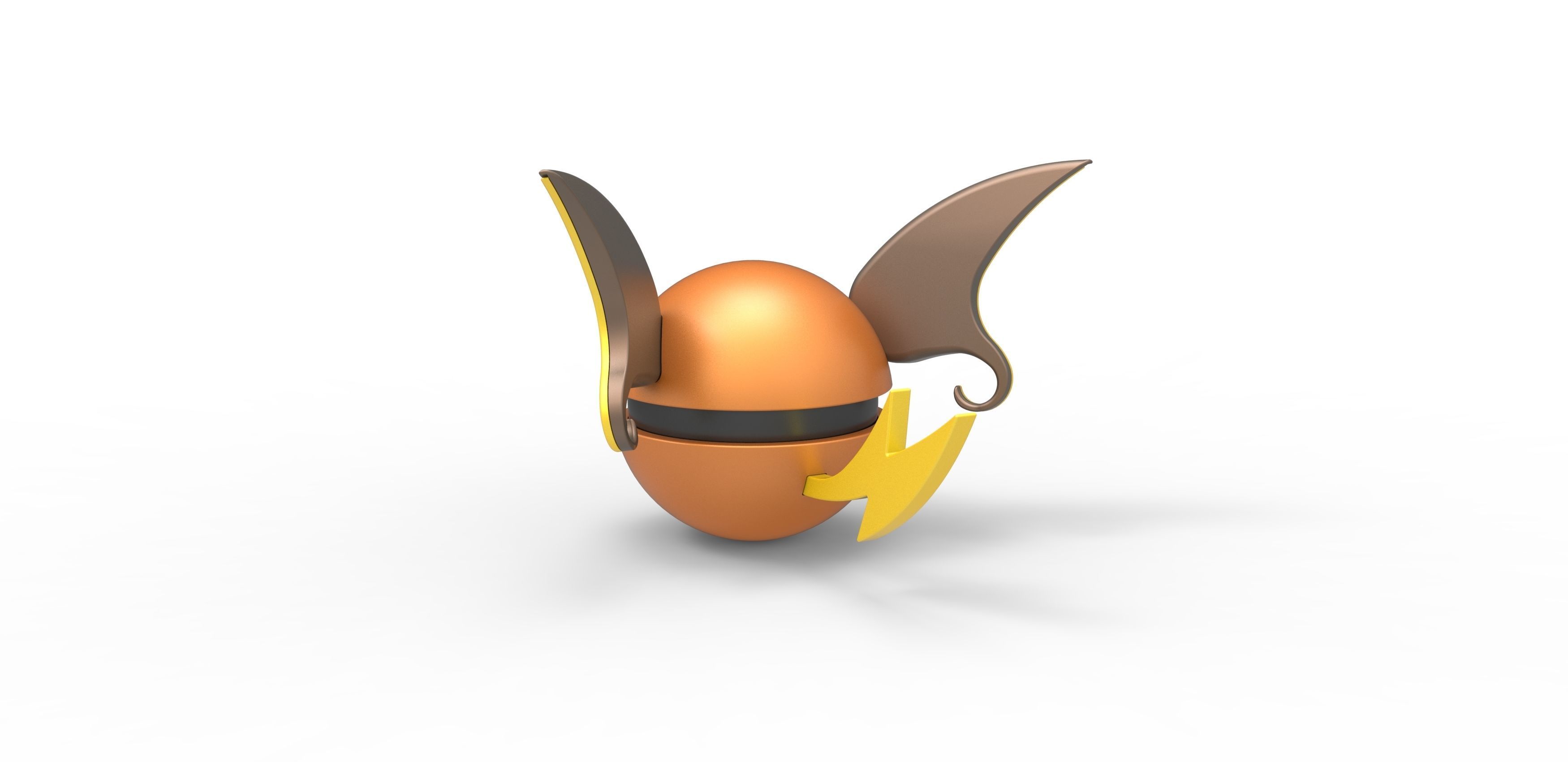 Raichu orb 3D print model_8