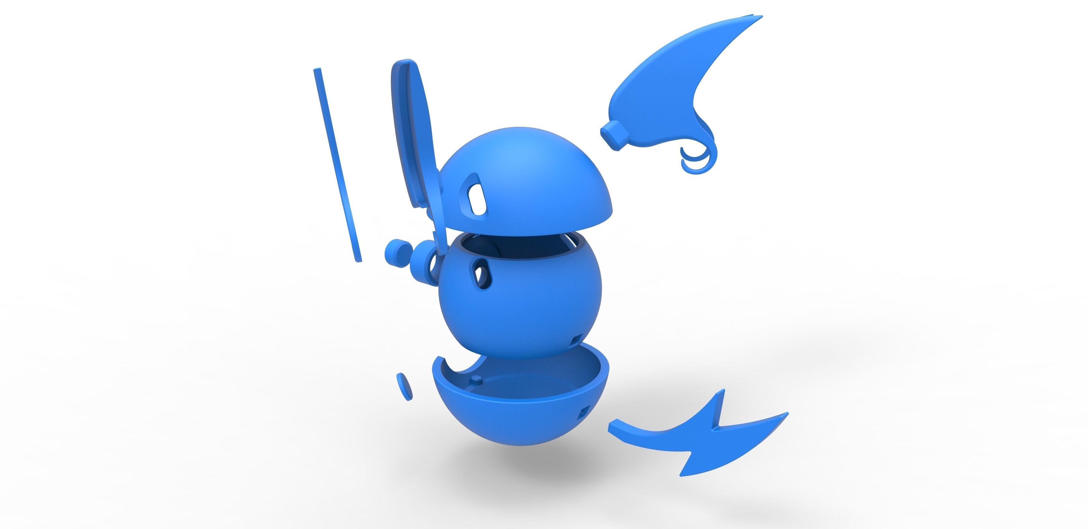 Raichu orb 3D print model_24