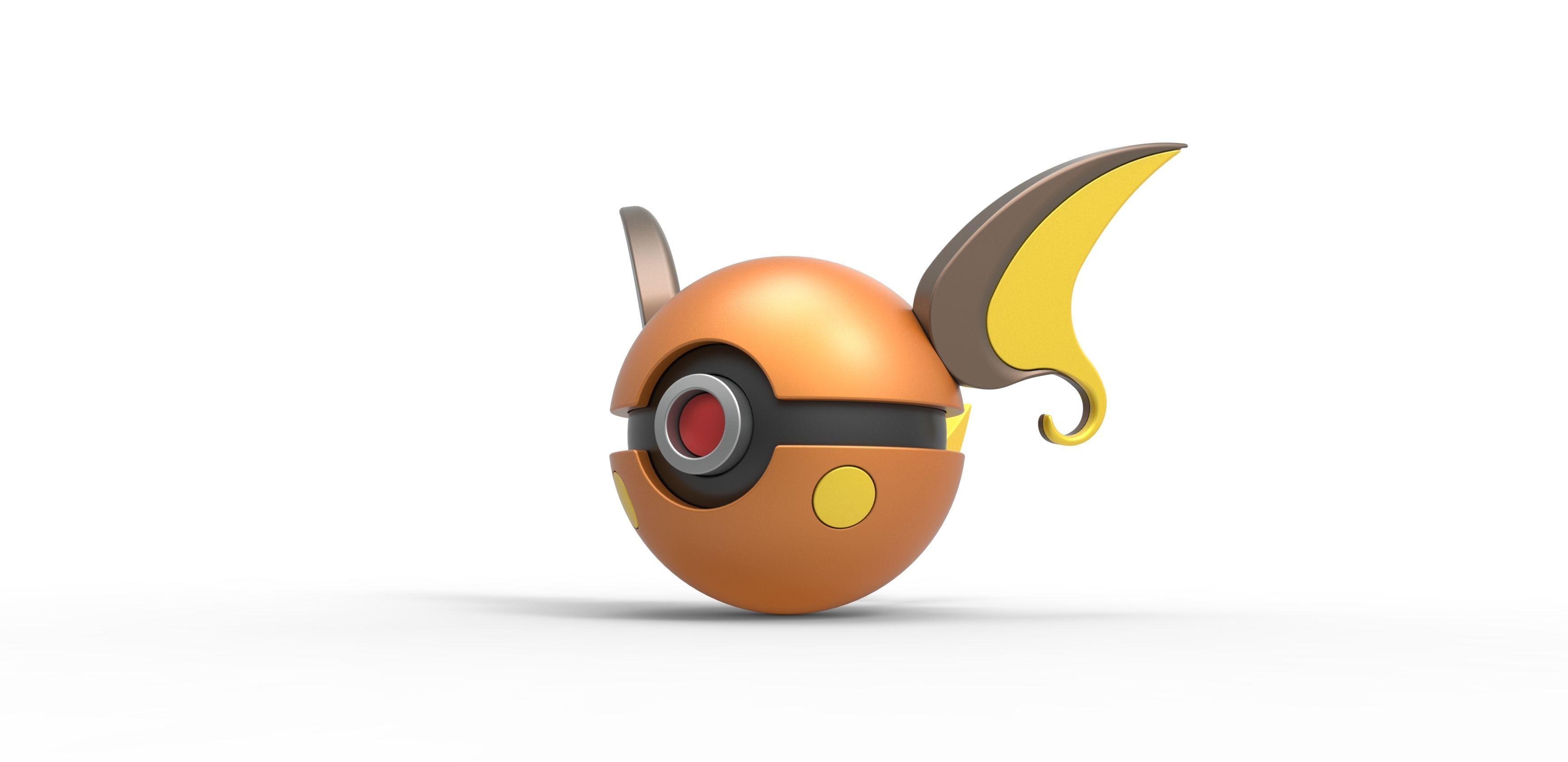 Raichu orb 3D print model_1