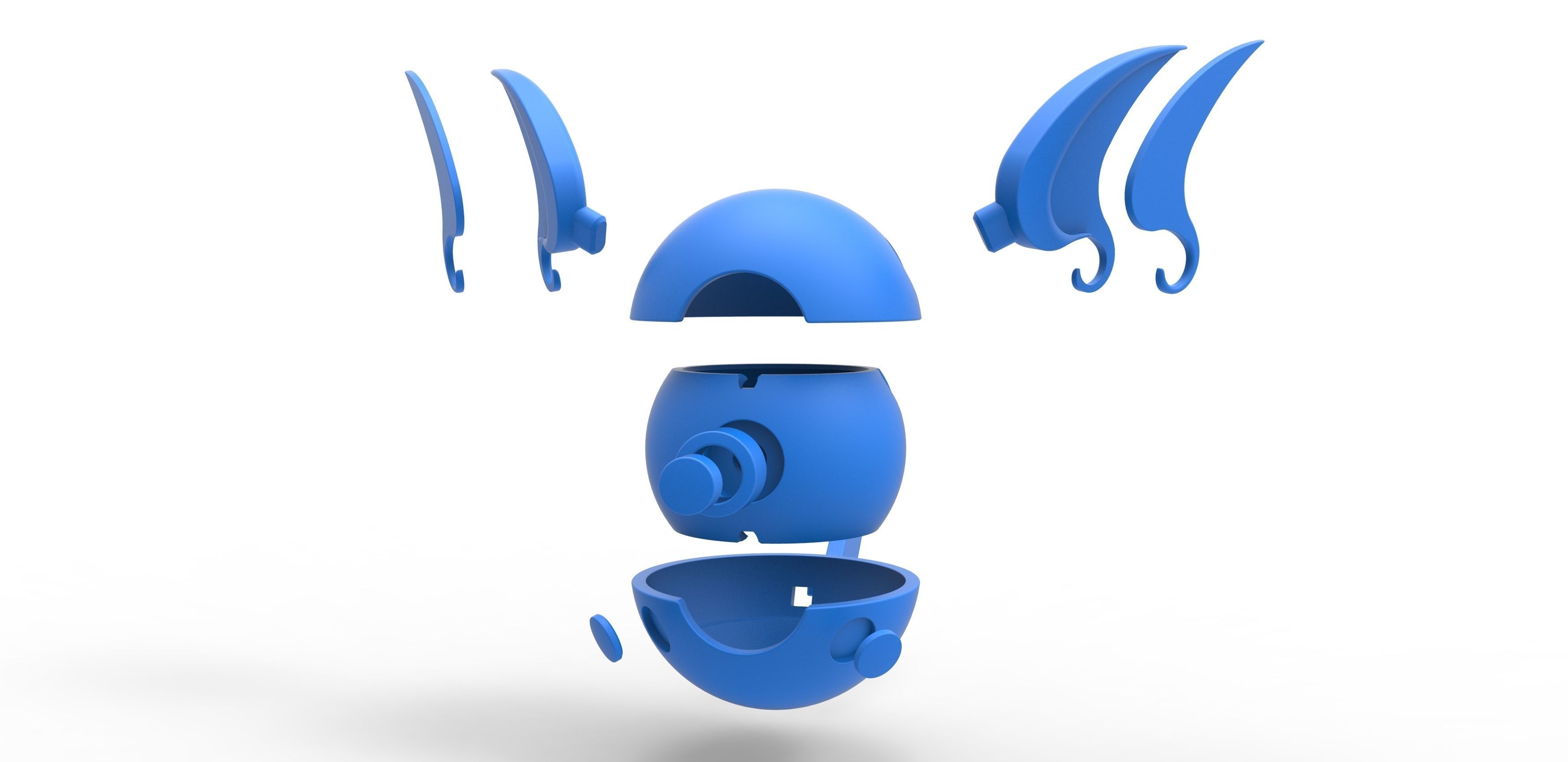 Raichu orb 3D print model_22