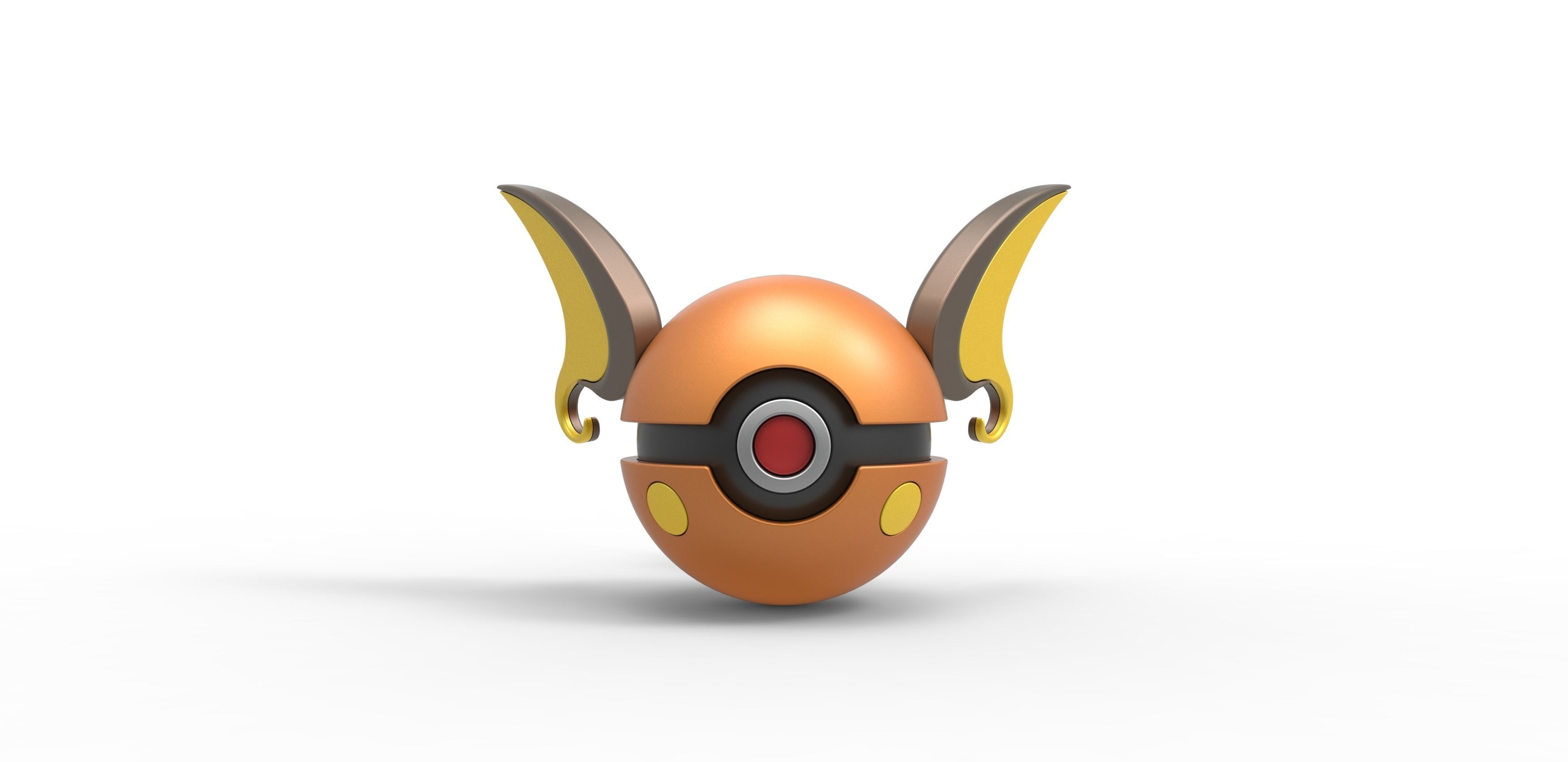Raichu orb 3D print model_2