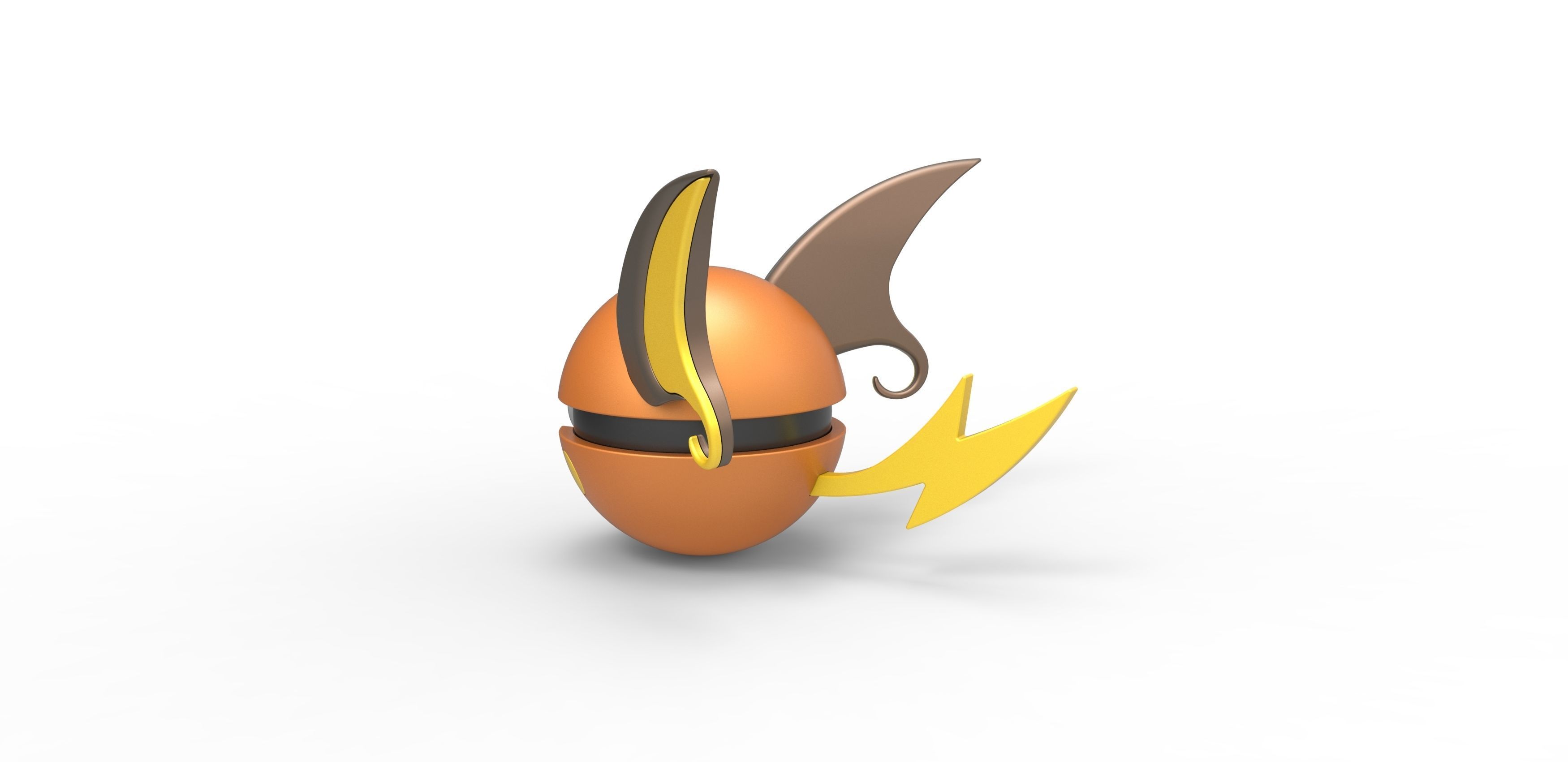Raichu orb 3D print model_7