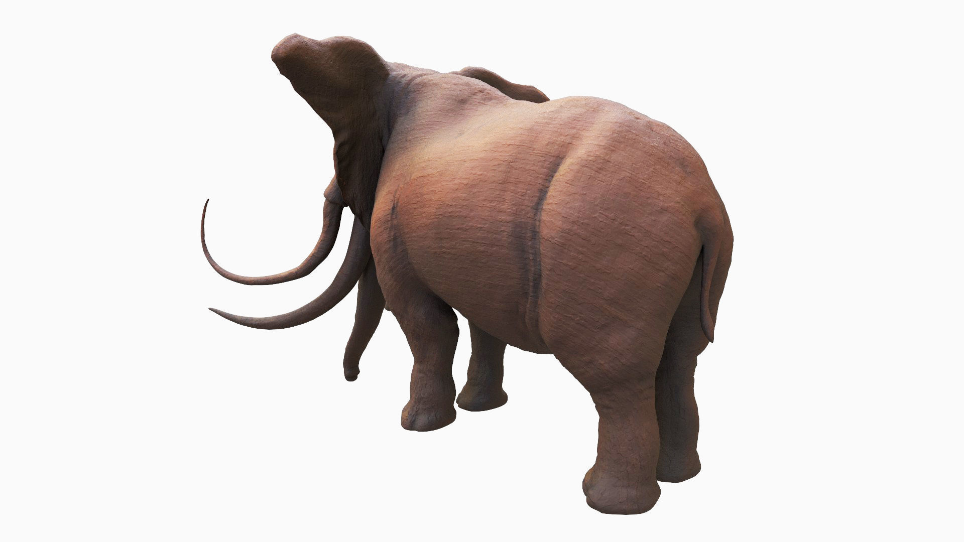 elephant mammoth creature 3d model 3D model_2
