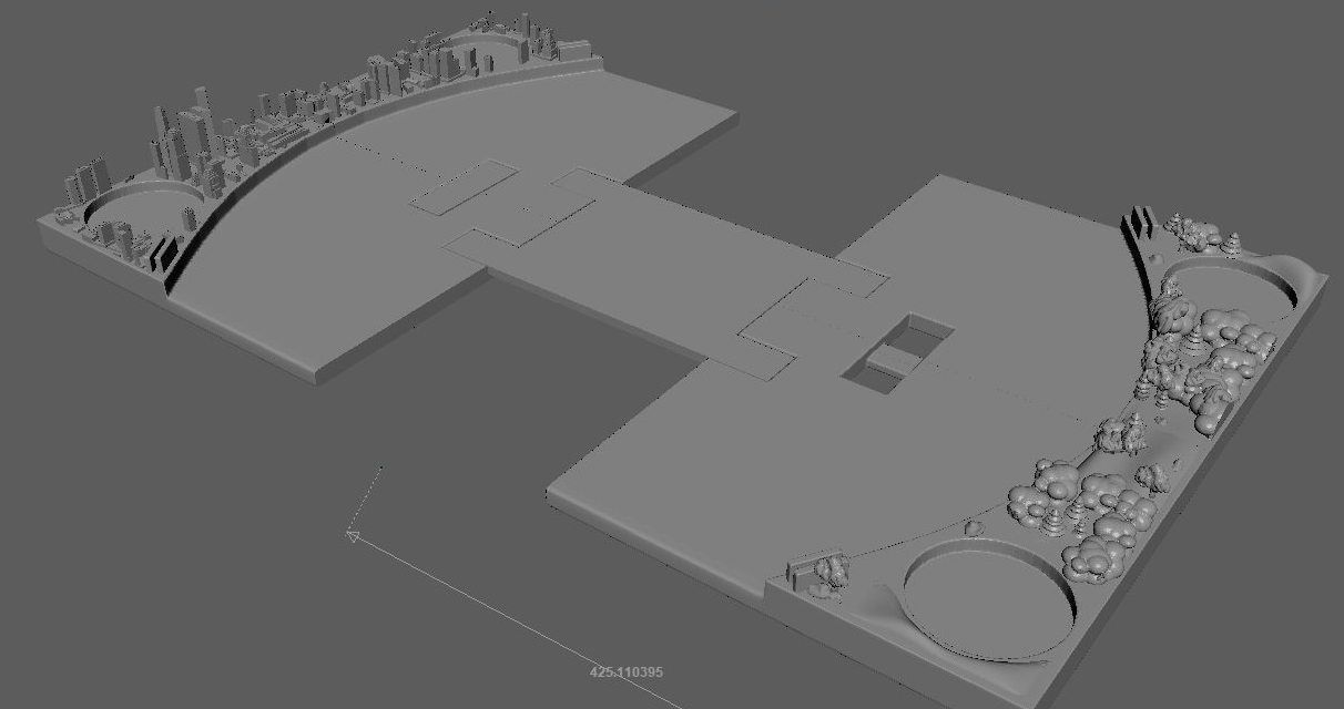 POWER RANGERS HEROES OF THE GRID BOARD EXTENSION 3D print model_1