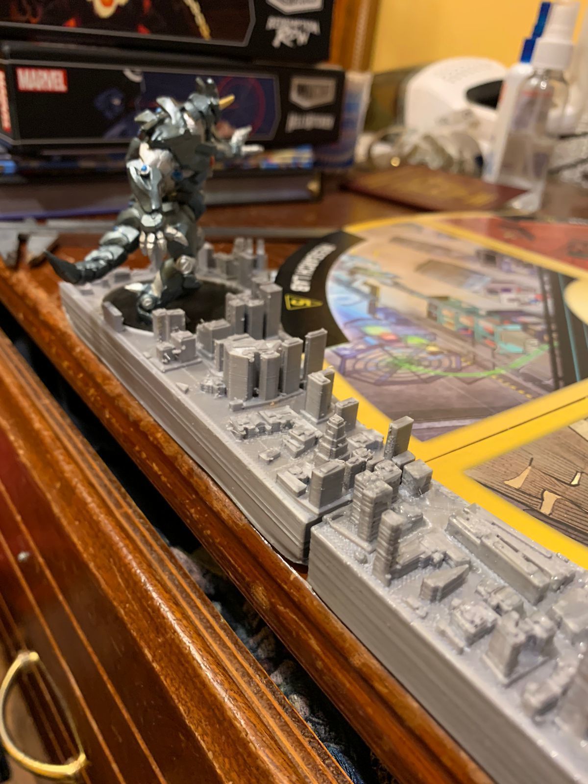 POWER RANGERS HEROES OF THE GRID BOARD EXTENSION 3D print model_2