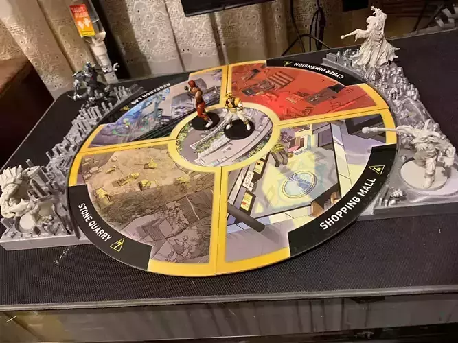 POWER RANGERS HEROES OF THE GRID BOARD EXTENSION 3D print model