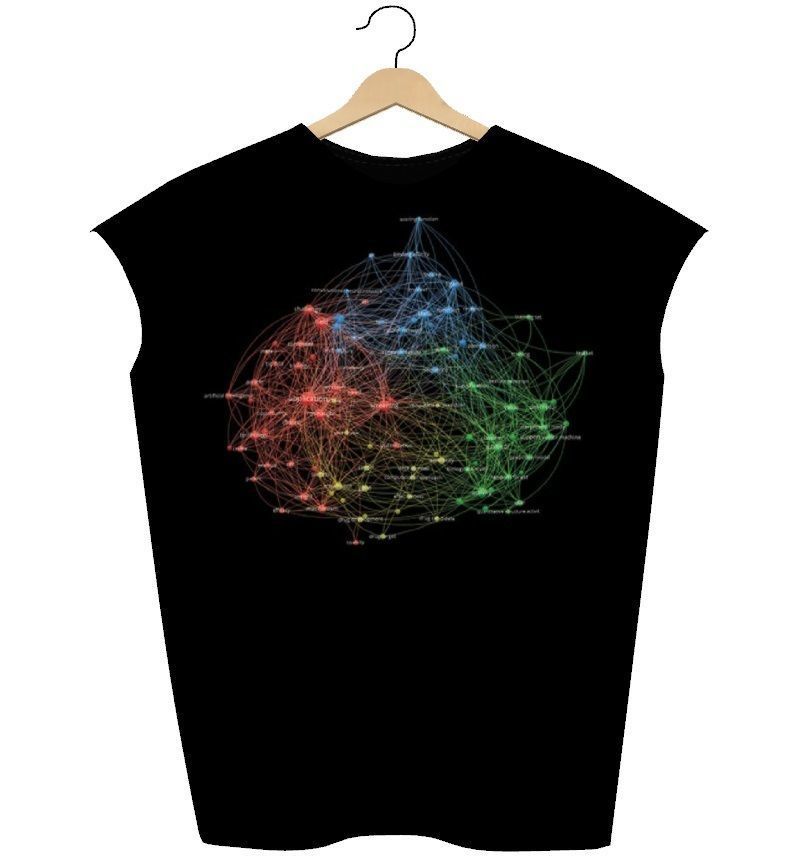 T Shirt constellation sleeveless t-shirt 3D model_9